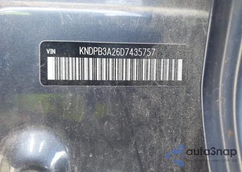 2013 Kia Sportage Lx z USA, uszkodzony, nr VIN KNDPB3A26D7435757